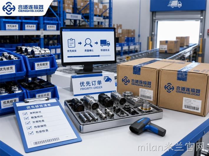 紧急连接器订单如何安排优先核货和发运？