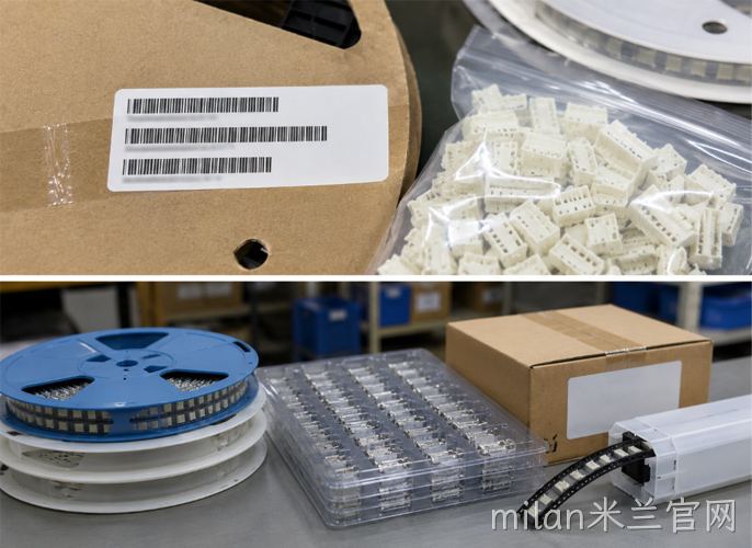 连接器标签上的Lot No.、数量和包装单位怎么读？